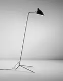 Serge Mouille, "Simple" floor lamp with "Lampadaire" shade