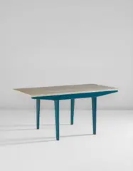 Table by Jean Prouvé, circa 1943, Painted steel, marble, offered Jun 2017