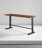 "Cité" desk, model no. 500, designed for the Bourse Maritime, Paris by Jean Prouvé, 1953, Oak, painted steel, sold Jun 2017