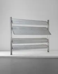 Jean Prouvé, Sun shutter, from the Union Aéromaritime de Transport (UAT), Conakry, Guinea, 1957, Aluminum, steel