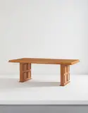 Extendable dining table by Jean Royere, circa 1953, Oak, offered Jun 2017