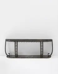 Console table by Edgar Brandt, circa 1925, Vert antique marble, wrought iron, silver-plated brass, offered Jun 2017