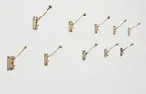 Adolf Loos, Set of ten wall hooks, designed for the Kniže haberdashery, Vienna