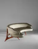 Vladimir Kagan, Custom "Floating Seat and Back" sofa