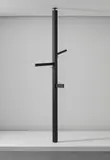 Steven Holl, Pole lamp, from Museum Tower, New York, 1986-1987, Patinated metal