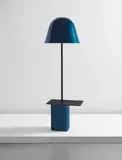 Ronan and Erwan Bouroullec, Large "Bells" floor light, 2004, Painted metal, painted steel, leather, acrylic