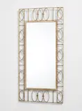 Rare mirror by Paolo Buffa, circa 1950, Brass, mirrored glass, offered Jun 2017