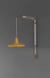 Franco Buzzi, Adjustable wall light, circa 1950, Painted tubular steel, brass, painted aluminum