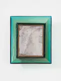 Mirror, model no. 30 by Carlo Scarpa, circa 1937, Pesante battuto iridescent glass, mirrored glass, brass, sold Dec 2017