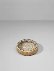 Vide poche by Line Vautrin, circa 1960, Talosel resin, colored mirrored glass, sold Dec 2017