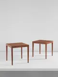 Jean-Michel Frank, Pair of occasional tables, from the École de Puériculture, Paris