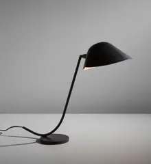 "Antony" desk lamp by Serge Mouille, circa 1955, Painted steel, painted aluminum, brass, sold Dec 2017
