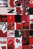 Guy Limone, "Tapisserie Rouge", 1998/2009, Collage on heavy wove paper