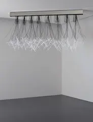 Arik Levy, Unique “FractalLED”, 2009, LED light strips, stainless steel