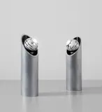 Arredoluce, Pair of table lamps, circa 1960, Chromium-plated steel