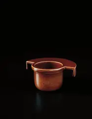Bowl by Ettore Sottsass, circa 1962, Glazed ceramic, sold Dec 2017