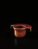 Bowl by Ettore Sottsass, circa 1962, Glazed ceramic, sold Dec 2017
