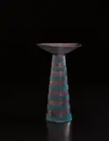 Fausto Melotti, Tall "Fungo" vase, circa 1965, Glazed earthenware