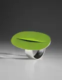 Lucio Fontana, "Elisse Concetto Spaziale" bracelet, model no. LF/4, 1968, 800 silver, lacquer paint
