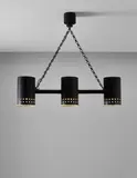 Jean Royere, Ceiling light, circa 1937, Painted steel, painted metal