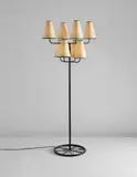 Jean Royere, Eight-arm "Ski" floor lamp