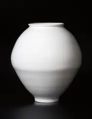 Young-Sook Park, "Moon Jar," no. 14, 2007, Porcelain, white glaze