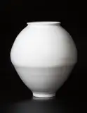 Young-Sook Park, "Moon Jar," no. 14, 2007, Porcelain, white glaze