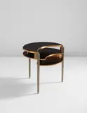 Eugene Schoen, Important and unique cocktail table, circa 1929, Monel metal, bronze, Bakelite, steel