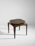 Eugène Printz, Rare games table with convertible chessboard top