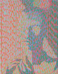 Edith by Sascha Braunig, 2013, oil on panel, sold Feb 2016