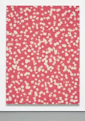 Kyle Thurman, Untitled (120 West 28th Street, New York, NY, 10001), 2013, flower pigment on canvas