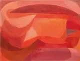Sebastian Black, Puppy Painting (Pomegranate), 2013, oil on linen