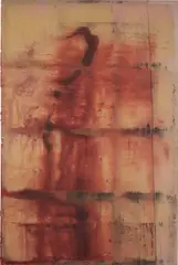 Face of Smoke by JPW3, 2014, wax and ink on canvas, offered Feb 2016