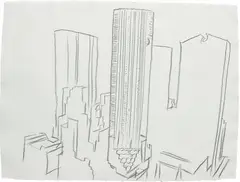 Trump Tower by Andy Warhol, 1981, graphite on paper, offered Feb 2016