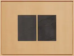 Daniel Lefcourt, Drawing Board, 2013, graphite on machined fiberboard panel, in artist's pine frame