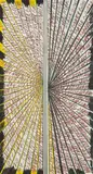 Mark Grotjahn, Untitled (Butterfly for the Kitchen Black, Yellow and Tuscan Red 45.16)