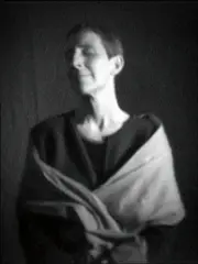 Bill Viola, Catherine's Dream, 2002, black and white video on LCD flat panel mounted on wall, installation plans and instructions, equipment list, DVD disc and digital Betacam Master tape