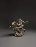 Matt Johnson, Equestrian, 2006, silver plated cast bronze