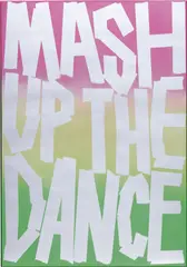 Eddie Peake, Mash Up The Dance, 2013, lacquered spray paint on polished stainless steel