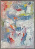 Dan Rees, Artex Painting, 2012, oil on canvas, in artist's frame