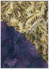 Portrait Mode by Nina Beier, 2012, found garments, in artist's frame, sold Feb 2016