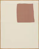 Ethan Cook, Untitled, 2013, hand woven cotton canvas, in artist's frame