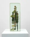 Dustin Yellin, Porcelain Pagoda, 2011, glass, collage and acrylic