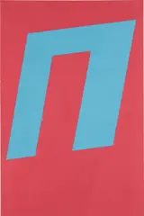 Davis Rhodes, Untitled (Pink) Painting, 2007, latex on canvas