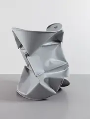 Dylan Lynch, Bent Steel, 2013, acrylic on steel