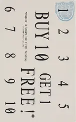 10 Cards 100 Paintings 8 by Nick Darmstaedter, 2013, silkscreen and fabric ink on canvas, sold Feb 2016