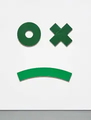 Mean Green Machine by Grear Patterson, 2014, tarpaulin laid on board, in 3 parts, offered Feb 2016