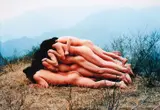 Cang Xin, To Add One Meter to an Anonymous Mountain, 1995, chromogenic print
