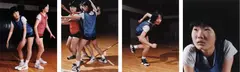 Sharon Lockhart, Chihiro Nishijima, Sayaka Miyamoto & Takako Yamada, Kumiko Shirai & Eri Hashimoto, Kumiko Kotaka, 1997, chromogenic print, in 4 parts