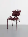 Caruso by Anselm Reyle and Franz West, 2011, steel, pressed chipboard, acrylic, mixed media, offered Feb 2016